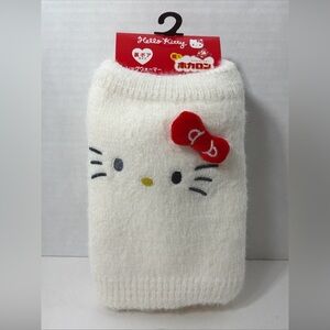Sanrio HELLO KITTY WHITE LEG WARMERS Japan Exclusive NEW NWT